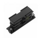 I-shape internal connector for 3-phase track lighting, black, Pro