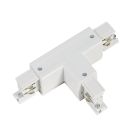 T-shape connector for 3-phase track lighting, left 1, white, Pro