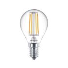Dimmable Philips E14 LED filament bulb 4,5W, 2700K
