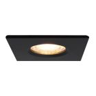 Modern bathroom recessed downlight black, Jule, IP65