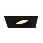 Modern bathroom recessed downlight black, Jill, IP65