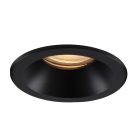 Aluminium bathroom recessed downlight black, Julien, IP65