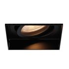 Aluminium trimless recessed downlight black, Royce