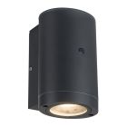 Anthracite modern outdoor wall light with dusk to dawn sensor aluminium, Ivana, IP44