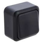 Q-Link surface mounted switch, black