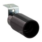 Fitting E14 with Right Angle Bracket, Black