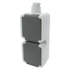 Peha Splash-proof Socket Double earthed cable gland M20