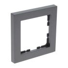 Q-Link S-Line cover frame 1-gang, black / anthracite