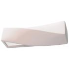 Glass up down wall light white, Annick
