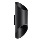 Aluminium up down wall light black, Haidar