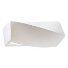 Glass up down wall light white, Annick