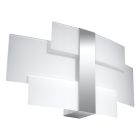 Glass wall light chrome, Marith
