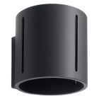 Aluminium up down wall light black, Jamey