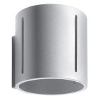 Aluminium up down wall light grey, Jamey