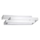 Aluminium up down wall light white, Keshia