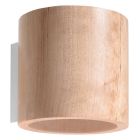 Wood up down wall light brown, Amely
