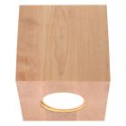 Wood surface mounted downlight brown, Andro