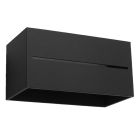 Aluminium up down wall light black, Jacky