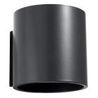 Aluminium up down wall light anthracite, Amely