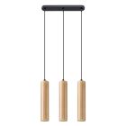 Wood pendant light brown, Francina