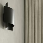 Aluminium up down wall light black, Julissa