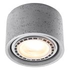 Concrete surface mounted downlight grey, Alessio