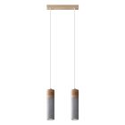 Concrete pendant light brown, Ferron