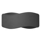 Aluminium up down wall light black, Keely