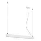 Aluminium pendant light white, Mascha, 22W, 3000K LED