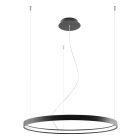 Aluminium pendant light black, Ringo, 50W, 3000K LED
