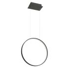 Aluminium pendant light black, Ringo, 30W, 3000K LED