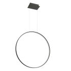 Aluminium pendant light black, Ringo, 50W, 3000K LED