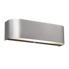 Grey up down wall light glass, Tomaso, 3,1W, 3000K LED