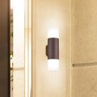 Rust Coloured outdoor light modern, Fjelso, IP44