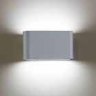 Silver outdoor light modern, Bridlington, 4,5W, 3000K LED, IP54