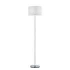 Nickel floor lamp metal, Ledbury, with switch