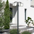 Anthracite outdoor light aluminium, Carmen, IP54