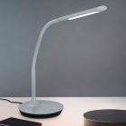 Grey desk lamp modern, Yanis, 5W, warm to cold white adjustable LED, with switch