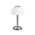 Nickel table lamp classic, Daphne, 4W, 3000K LED, with switch