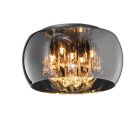 Chrome flush ceiling light modern, Capucine