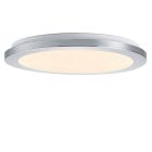 Chrome flush ceiling light modern, Marie, 15W, 3000K LED, IP44