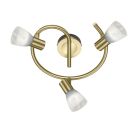 Brass ceiling spotlight modern, Gustav