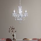 Transparent chandelier classic, Pedra