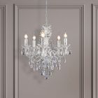 Chrome chandelier classic, Pedra