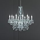 Transparent chandelier classic, Pedra