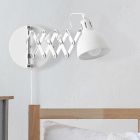 Chrome wall light industrial, Yemaya, with switch