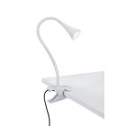 White clip spotlight plastic, Yelaisa, 3W, 3000K LED, with switch
