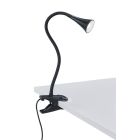 Black clip spotlight plastic, Yelaisa, 3W, 3000K LED, with switch