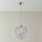 Chrome pendant light retro, Ilse