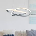 Nickel pendant light modern, Aby, 27W, 3000K LED
